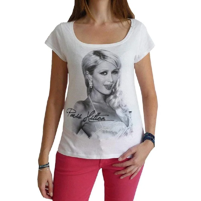 Paris Hilton 2 T-shirt for women,short sleeve,cotton tshirt,women t shirt,gift