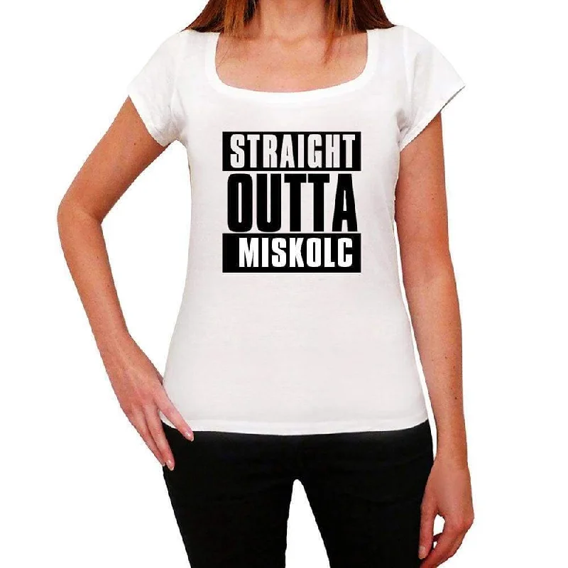 Straight Outta Miskolc, Women's Short Sleeve Round Neck T-shirt 00026