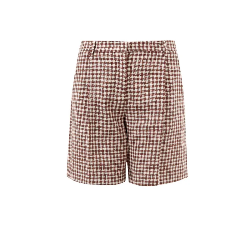 Lardini Elegant Silk-Linen Blend multi Women's Shorts