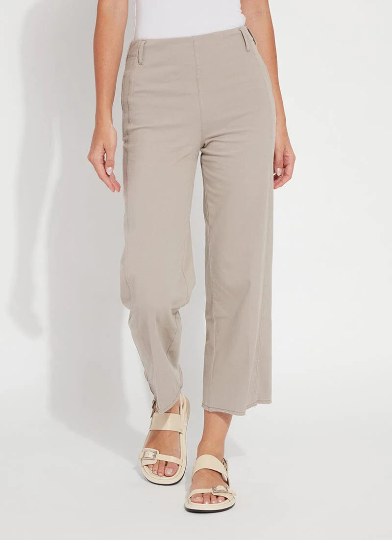 Payton Wide Leg Crop - French Beige