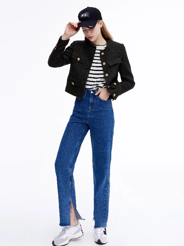 Split-Hem 'Paris' Jeans