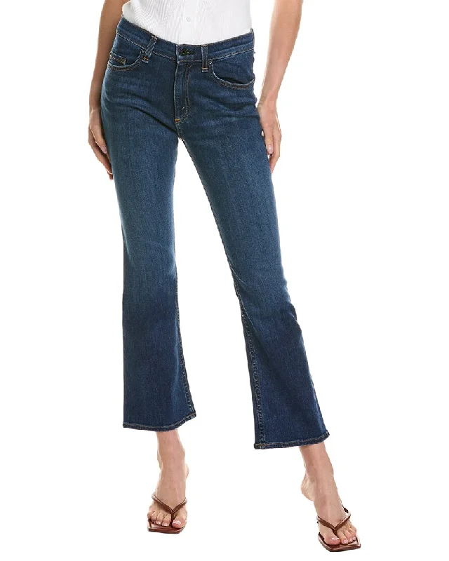 ASKK NY High-Rise Dark Vintage Crop Bootcut Jean