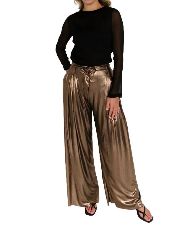 Ava Pant In Bronze