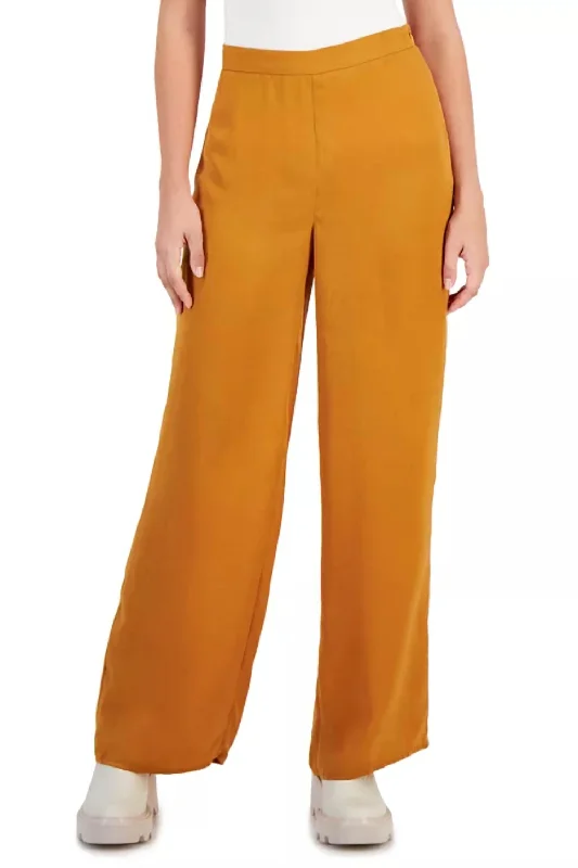 Celine High Waist Pant In Caramel