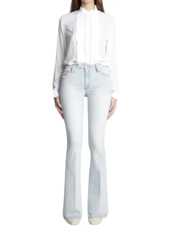 Mia Skinny Flare Jeans In Voulez Vous