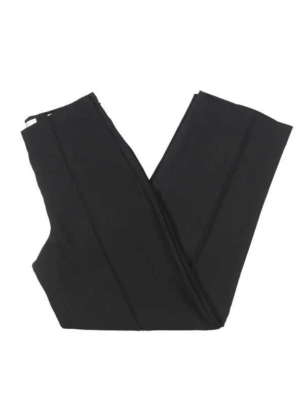 Womens High Waist Pleated Wide Leg Pants