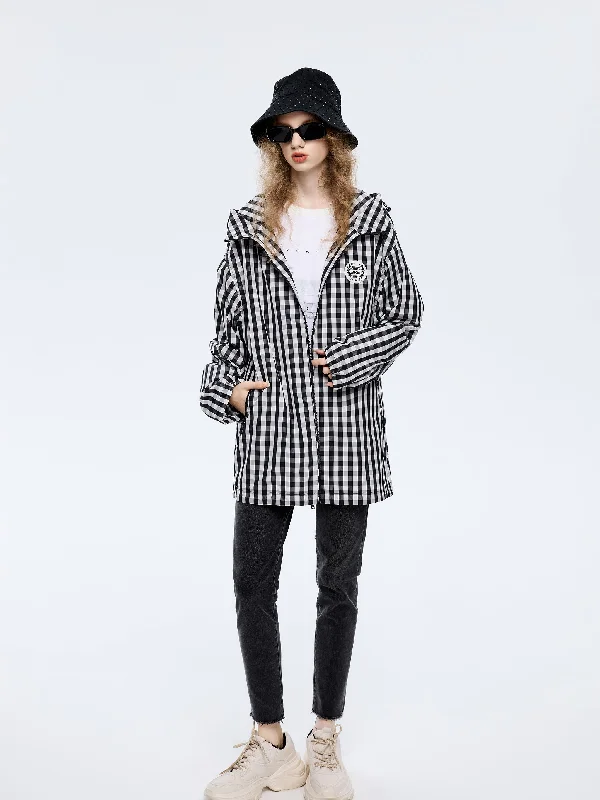 Classic Black And White Check Jacket