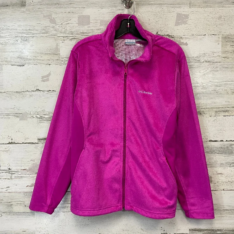 Jacket Fleece By Columbia In Pink, Size: Xl