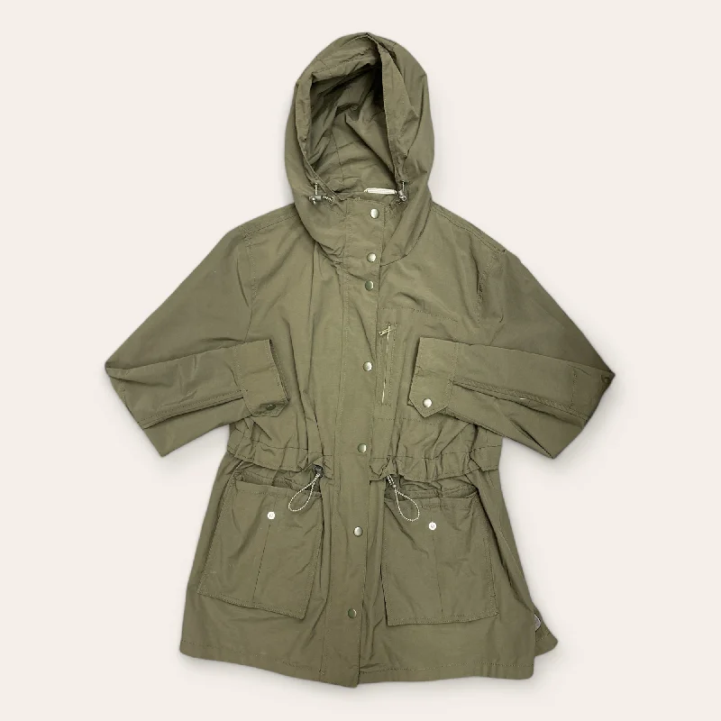 Jacket Moto By J. Crew In Green, Size: M