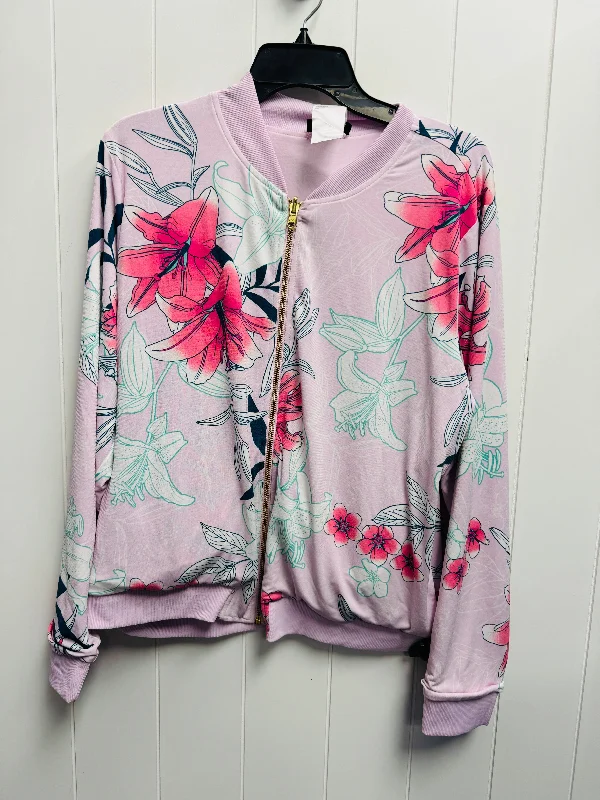 Jacket Other By Iman Hsn In Pink, Size: Xl