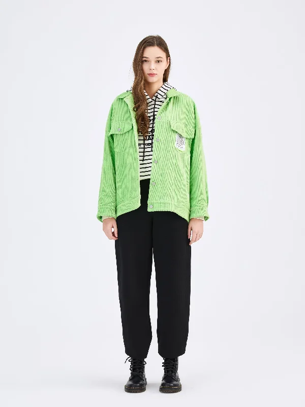 Lime Corduroy Jacket