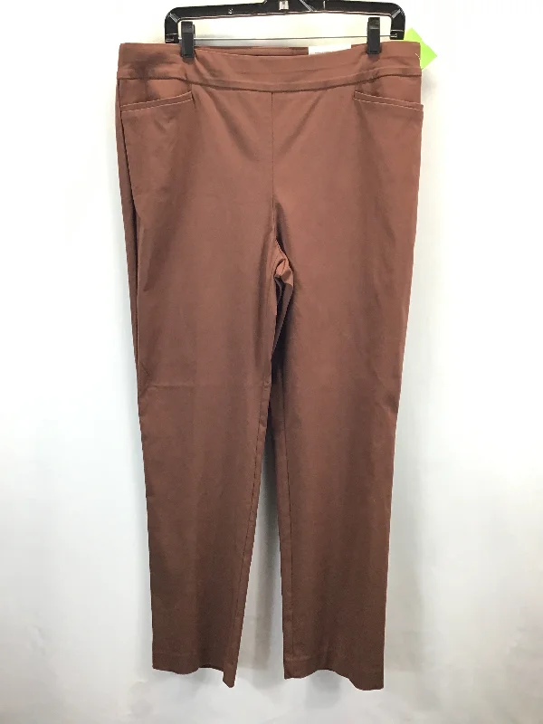 Pants Chinos & Khakis By Chicos In Brown, Size: 2.5