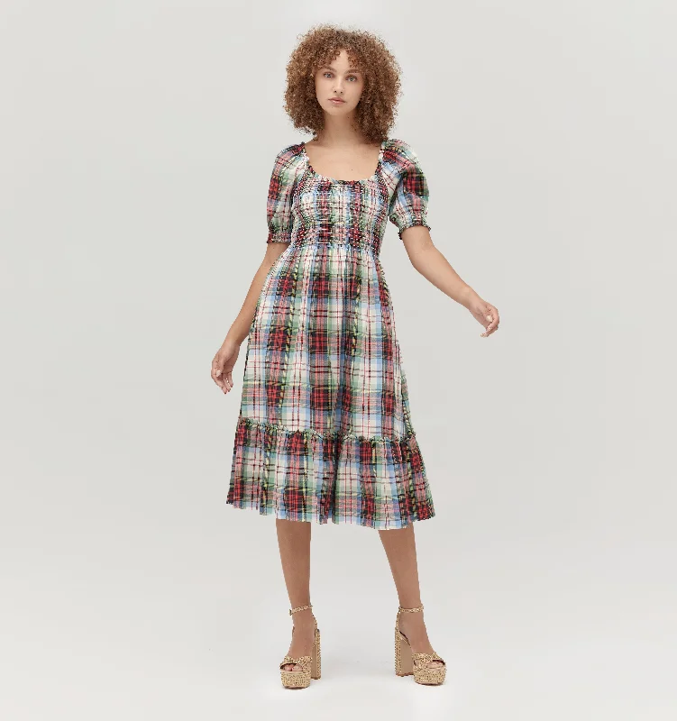 The Louisa Nap Dress - Multi Tartan