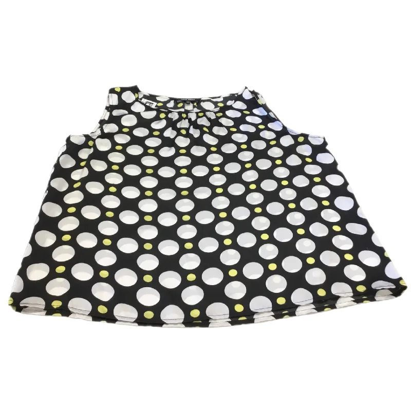 Top Sleeveless By Nine West In Polkadot Pattern, Size: L