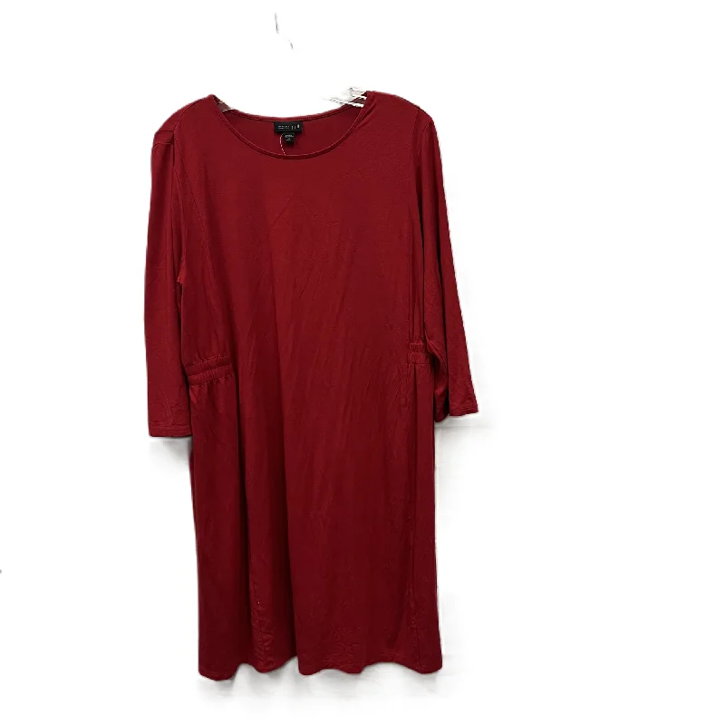 Dress Casual Short By J. Jill In Red, Size: Xl