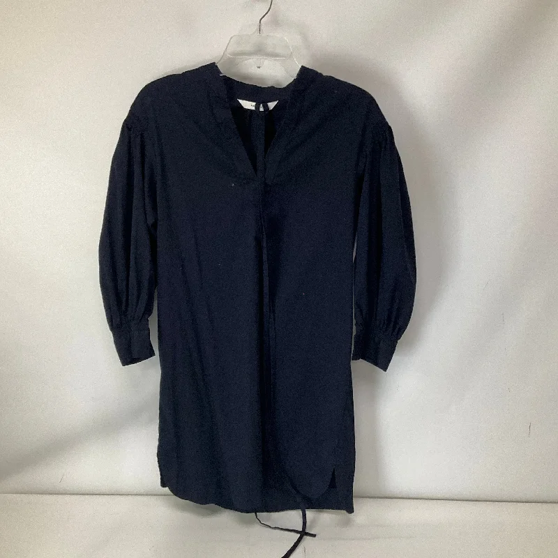 Dress Casual Short By Rebecca Taylor In Navy, Size: S