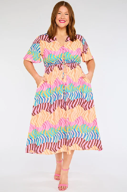 Marley Zig Zag Zebra Dress