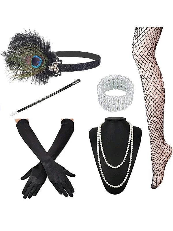 [US Warehouse] 6Pcs 1920s Accessories Set