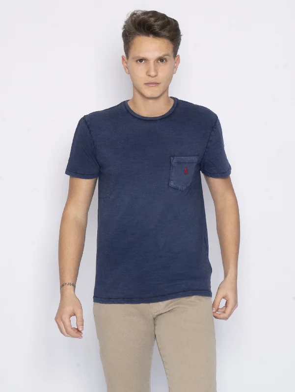 T-shirt con Taschino Blu