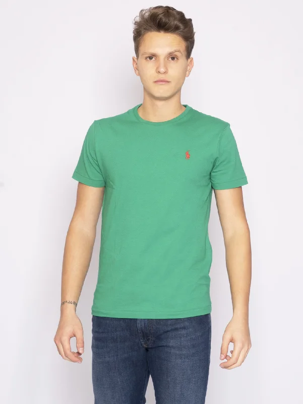 T-shirt Girocollo Custom Verde