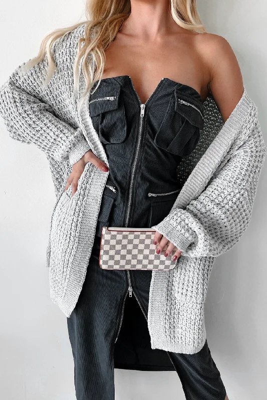 Blessing In Disguise Oversized Cardigan (Grey)