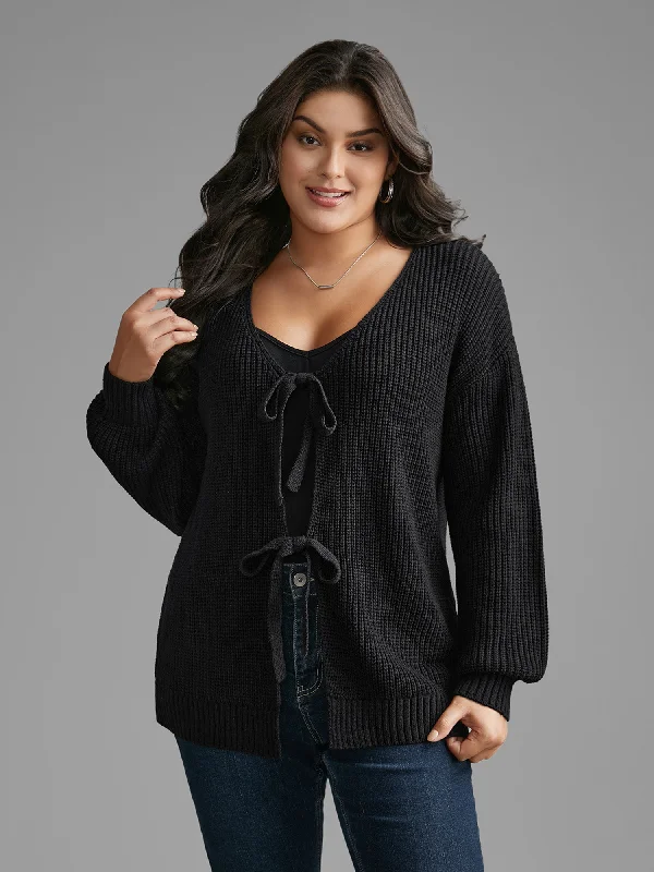 Supersoft Essentials Solid Tie Knot Cardigan