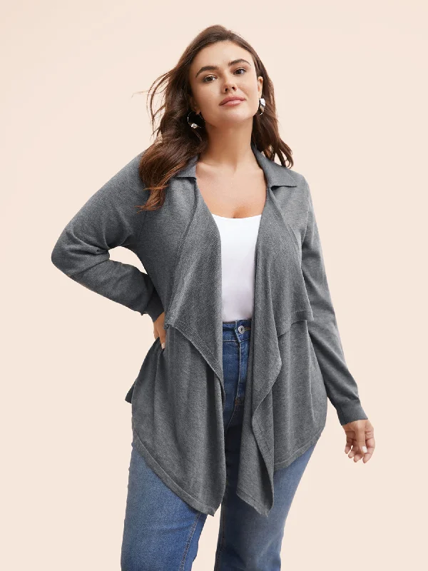 Supersoft Essentials Solid Wool Blend Cardigan